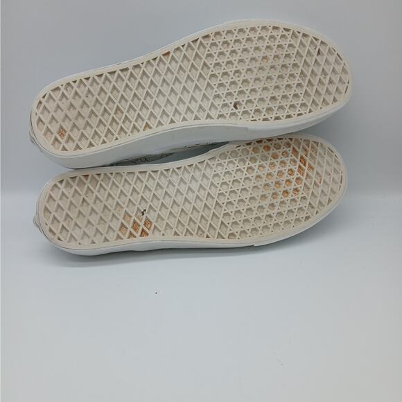 Vans Unisex Slip on U Paint Camo Daisy Skate Shoes White Black Size M10.5/W12.0 - Picture 10 of 11